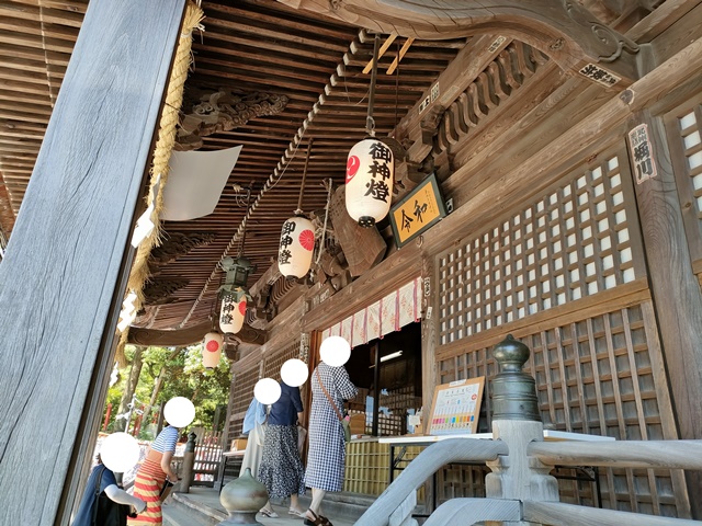 石浦神社（石川県金沢市）拝殿