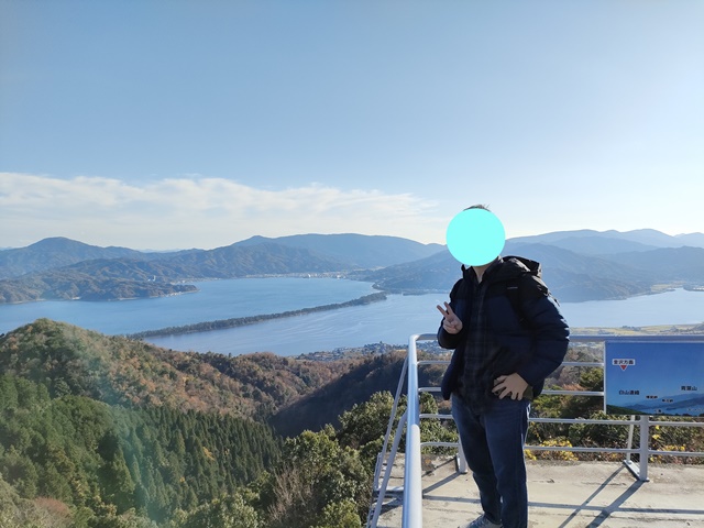 成相寺　弁天山展望台から見た天橋立