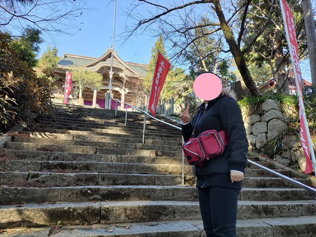 成相寺の参道