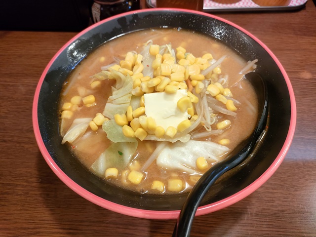 一番五郎（宮城県仙台市）コーンバター味噌ラーメン