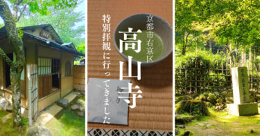 高山寺の特別拝観へ！通常非公開の茶園やお茶室「遺香庵」見てきました