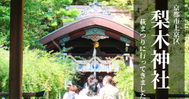萩の宮『梨木神社』の萩まつりに行ってきました！