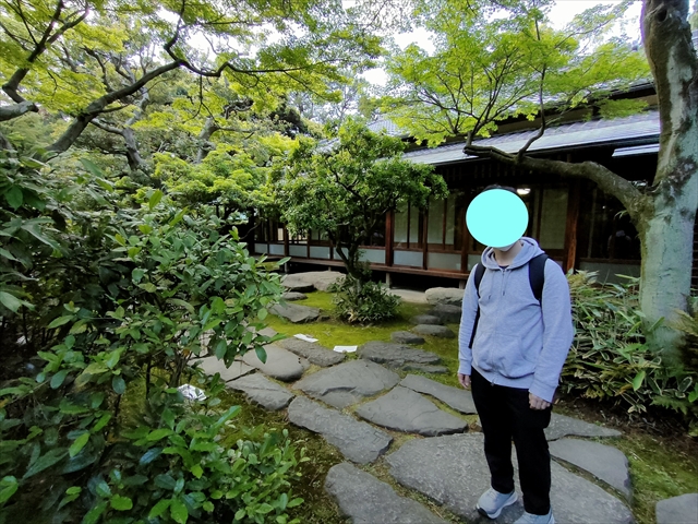 名古屋城茶席の庭園