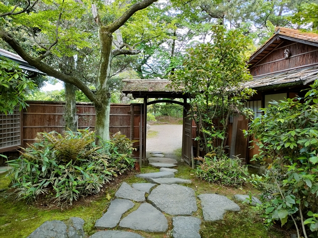 名古屋城茶席の庭園