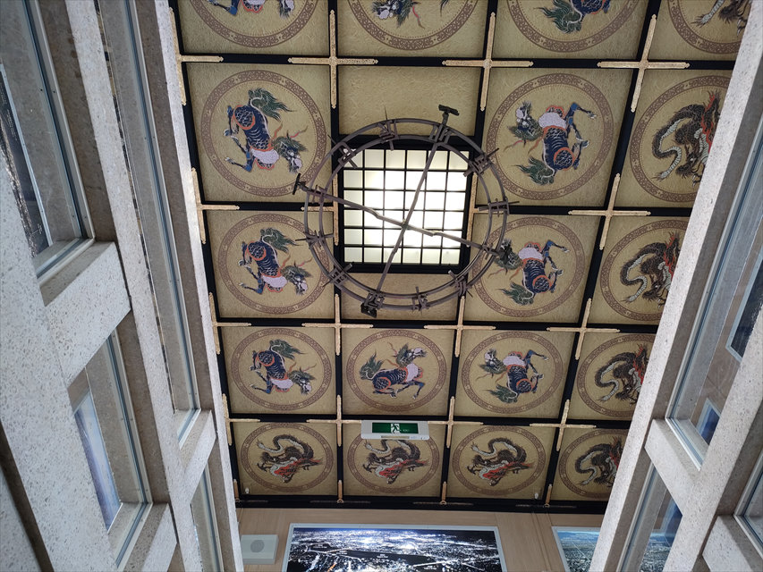 岐阜城の天井