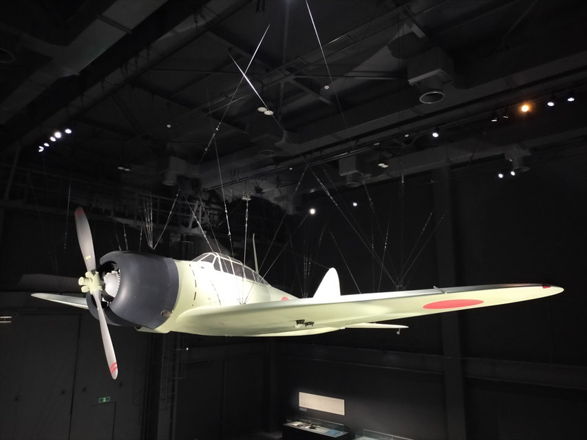 岐阜かかみがはら航空宇宙博物館　十二試艦上戦闘機（「零戦」試作機）（三菱A6M1） （1/1模型）