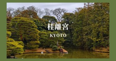 【京都】3月雨降る日の桂離宮へ！事前予約して『お月見を楽しむ庭園』を参観してきました
