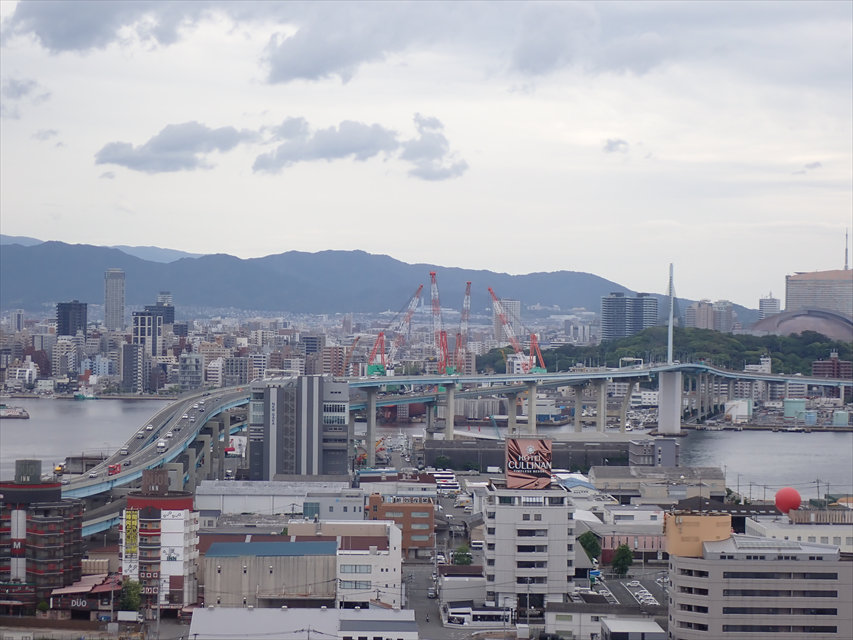 博多ポートタワー　景色